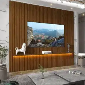 montagem de painel ripado em goiânia